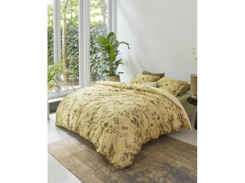 Beddinghouse Beddinghouse Dekbedovertrek Charlotte (Olive Green)