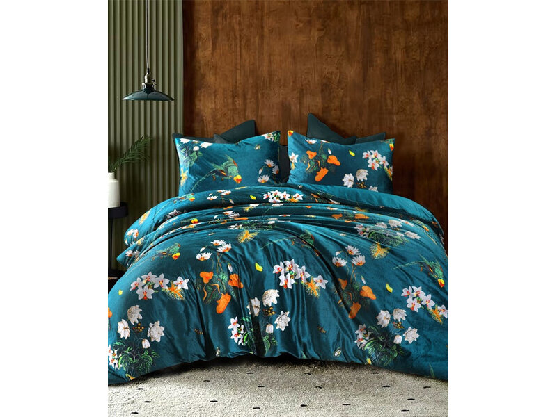 Papillon Papillon Dekbedovertrek Parrot Velvet (Groen)