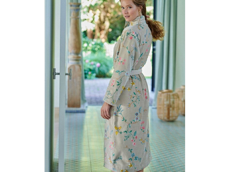 PiP Studio Pip Studio Badjas Les Fleurs (Khaki)