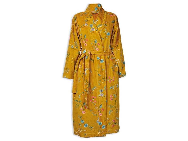 PiP Studio Pip Studio Badjas Les Fleurs (Yellow)