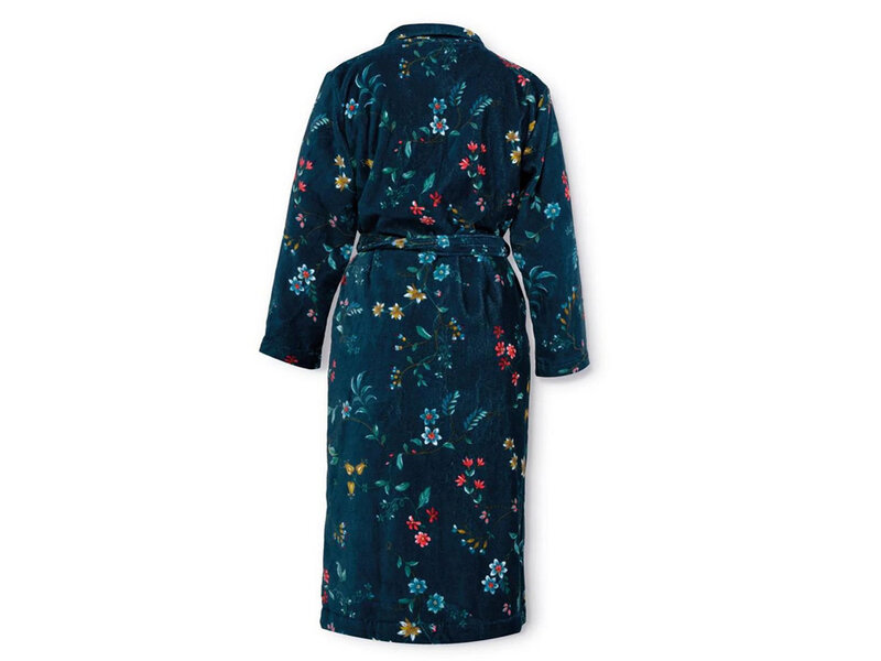 PiP Studio Pip Studio Badjas Les Fleurs (Dark Blue)
