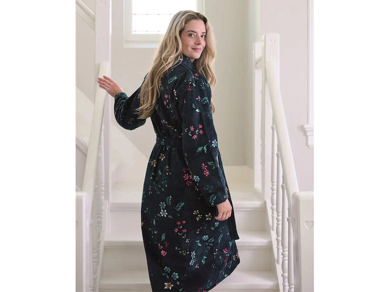 PiP Studio Pip Studio Badjas Les Fleurs (Dark Blue)