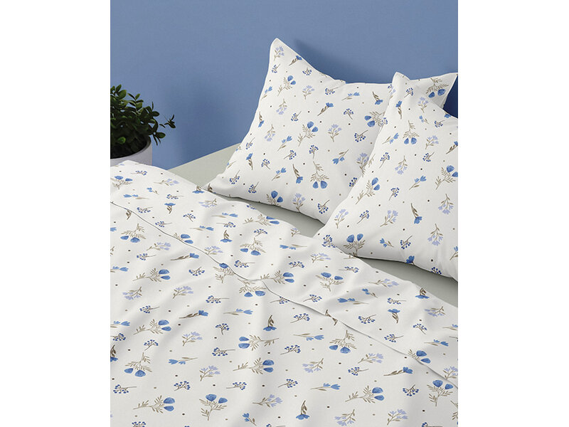 iSleep iSleep Dekbedovertrek Romi (Blauw)