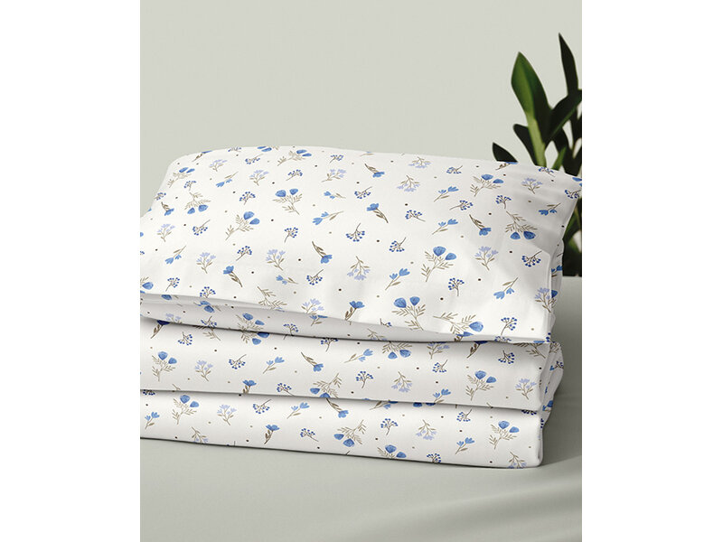 iSleep iSleep Dekbedovertrek Romi (Blauw)