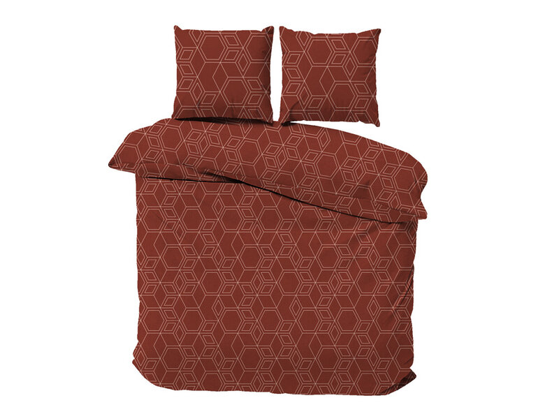 iSleep iSleep Dekbedovertrek Lot (Bruinrood)