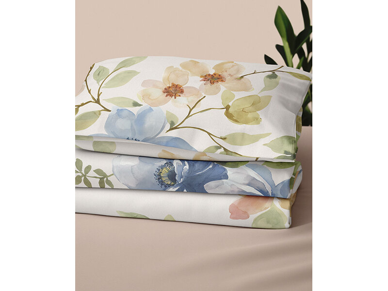 iSleep iSleep Dekbedovertrek Anniek (Blauw)