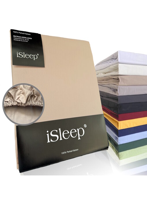 iSleep Perkal Katoen (Taupe)