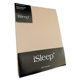 iSleep iSleep Hoeslaken Perkal Katoen (Taupe)