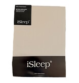 iSleep iSleep Hoeslaken Perkal Katoen (Taupe)