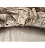 iSleep iSleep Hoeslaken Perkal Katoen (Taupe)