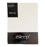iSleep iSleep Hoeslaken Perkal Katoen (Crème)