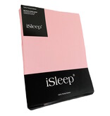 iSleep iSleep Hoeslaken Perkal Katoen (Oud Roze)
