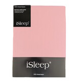 iSleep iSleep Hoeslaken Perkal Katoen (Oud Roze)