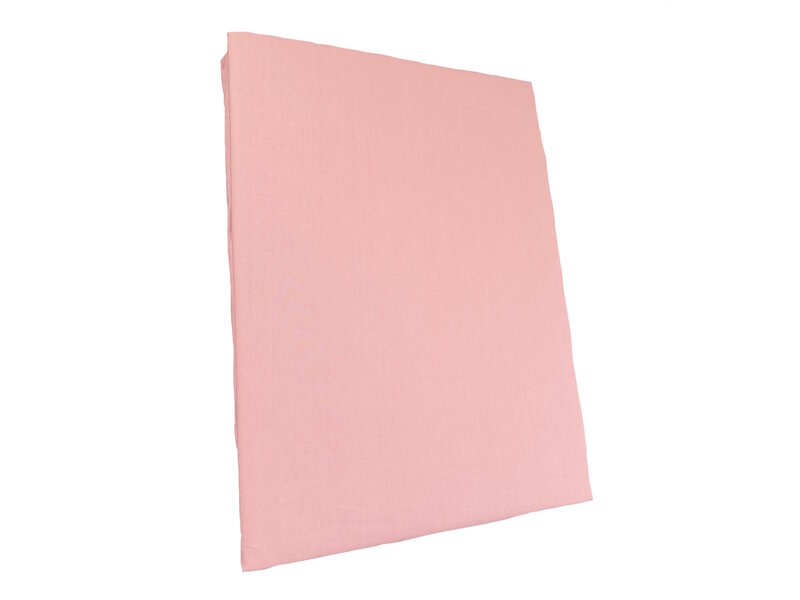 iSleep iSleep Hoeslaken Perkal Katoen (Oud Roze)