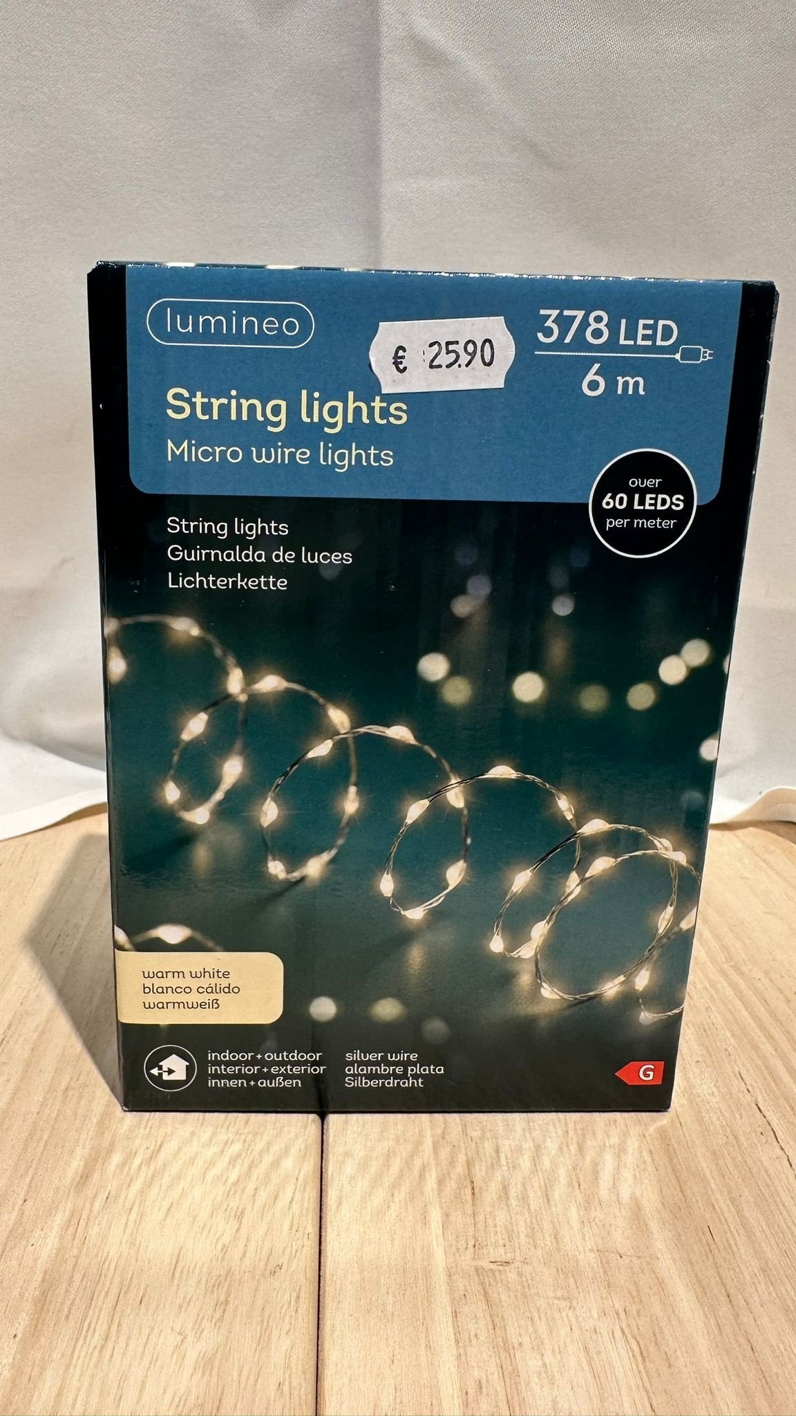 String Lichterkette 378 LED's - 6m