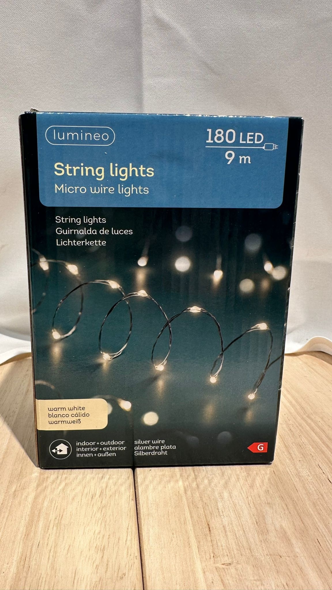 String Lichterkette 180 LED's - 9 m