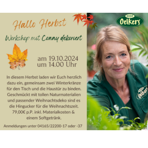 Workshop Herbst - Conny dekoriert 19.10.24