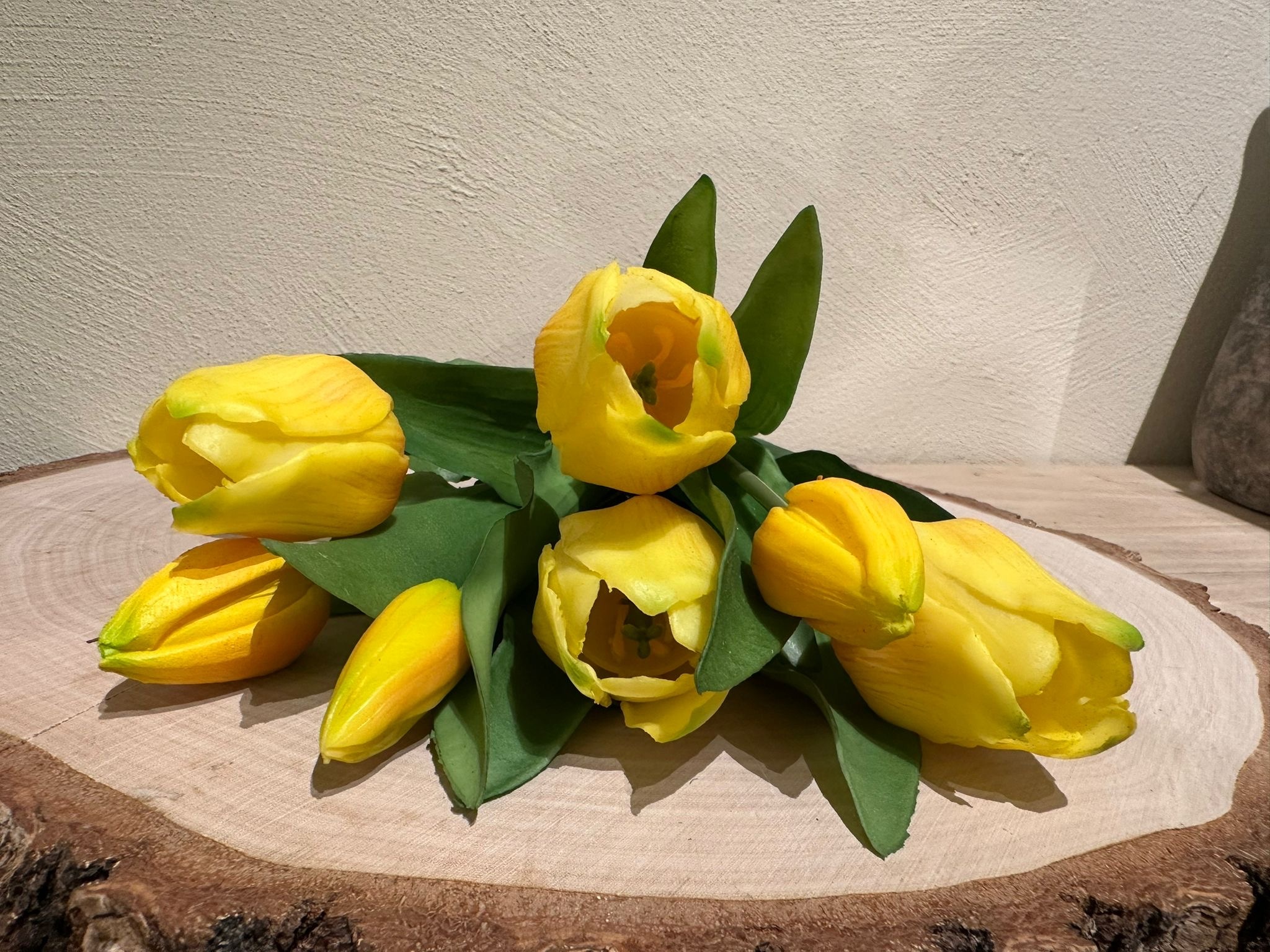 Latex Tulpen gelb