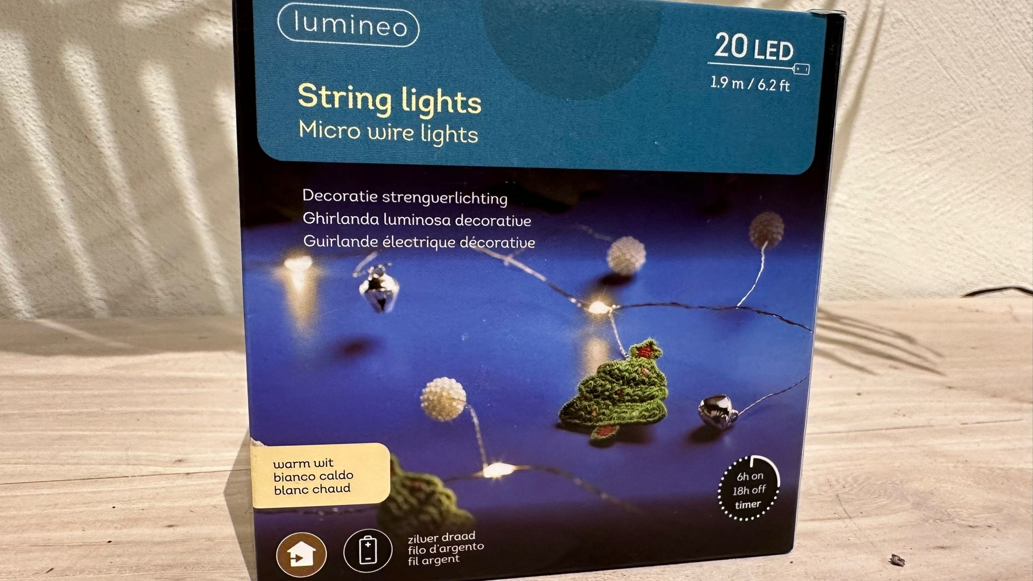 Lichterkette String Tannenbäume 1,90m - 20 LED'S