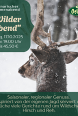 Kulinarischer Themenabend: Wildbuffet - 17.10.2025