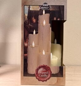 Wax Dripped Candle 7 Kerzen