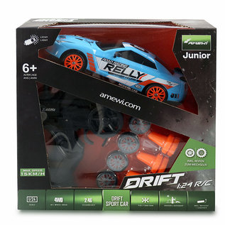 Rc bestuurbare Nissan GTR Drift Car 1:24