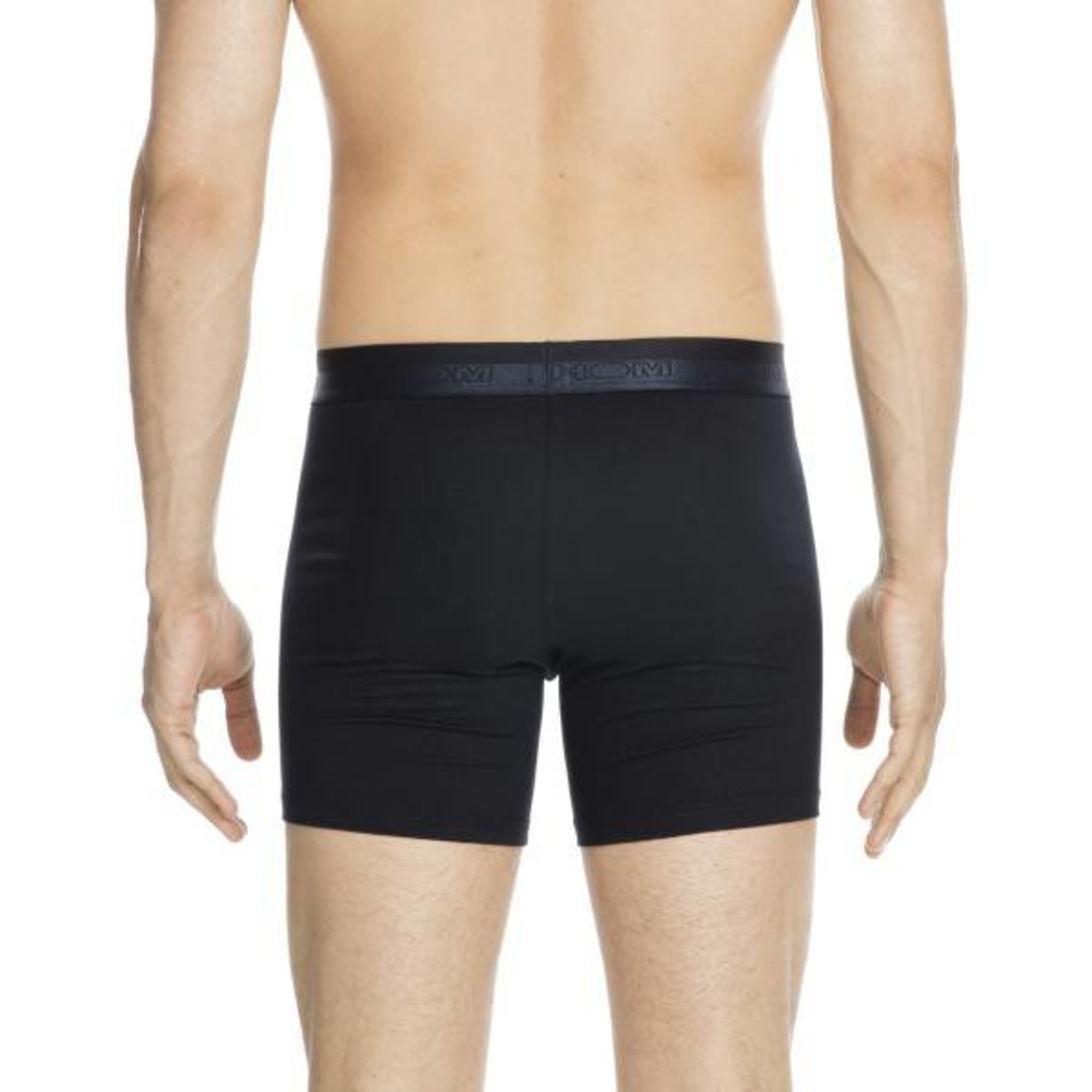 HOM Tencel Soft Comfort Boxer Briefs HO1  1-pack , Heren Boxer Kort Met Horizontale Gulp Donkerblauw 402465 4000ra