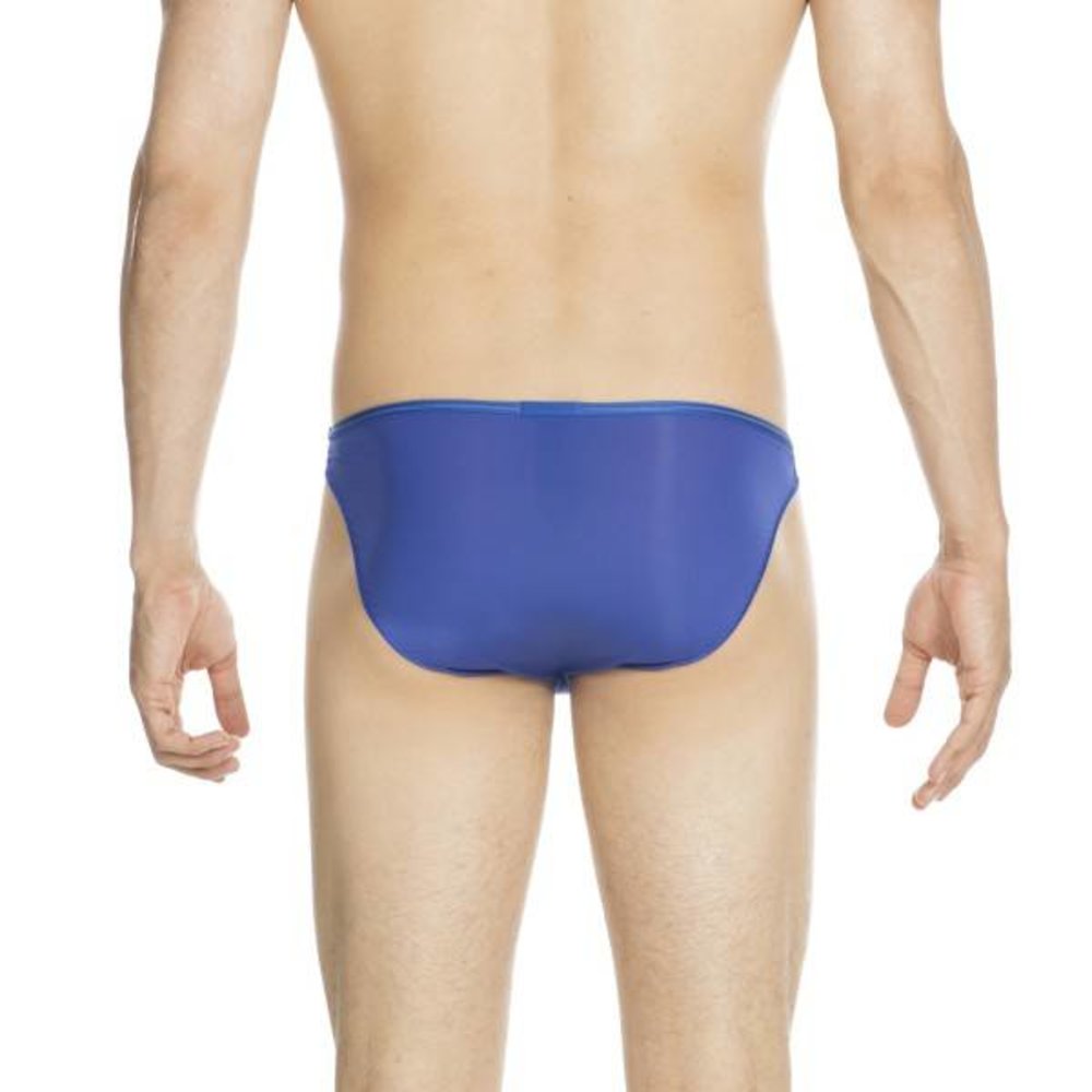 Hom PLUMES MICRO BRIEF Blue - Fast delivery  Spartoo Europe ! - Underwear  Underpants / Brief Men 39,00 €