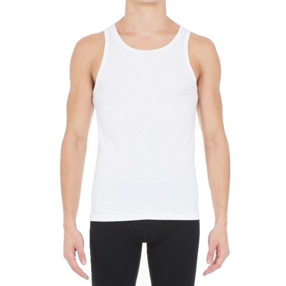 HOM Supreme Cotton Tanktop White - HOM 