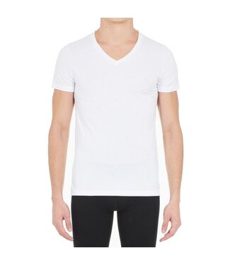 HOM Supreme Cotton Tee-Shirt V-Neck White