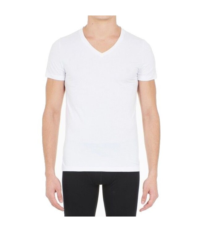 HOM Supreme Cotton Tee-Shirt V-Neck White