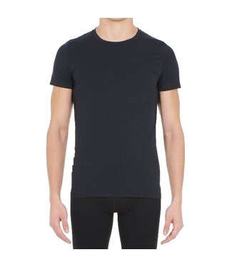 HOM Supreme Cotton Tee-Shirt Crew-Neck Black