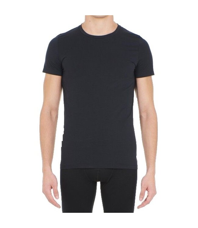 HOM Supreme Cotton Tee-Shirt Crew-Neck Black