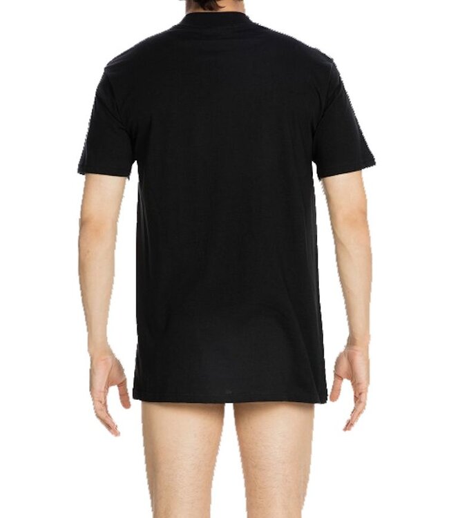 HOM Harro New Tee-Shirt Crew-Neck Black Combination