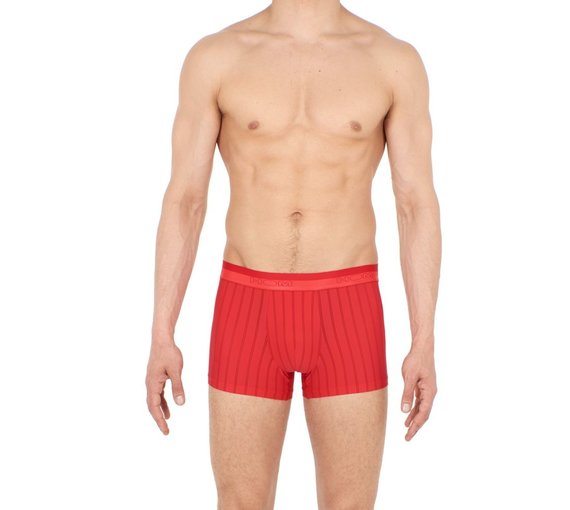 costume mare boxer giallo fluo da uomo con stampa logata | EA7