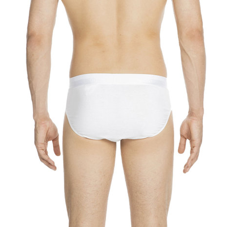 Hom SIMON MINI BRIEF Marine / White - Fast delivery  Spartoo Europe ! -  Underwear Underpants / Brief Men 29,60 €