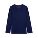 HOM HOM Cocooning Long Sleeve Shirt V-Neck Navy HOM HOM Cocooning Long Sleeve Shirt V-Neck Navy