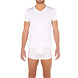 HOM Tencel Soft T-Shirt V-Neck White HOM Tencel Soft T-Shirt V-Neck White