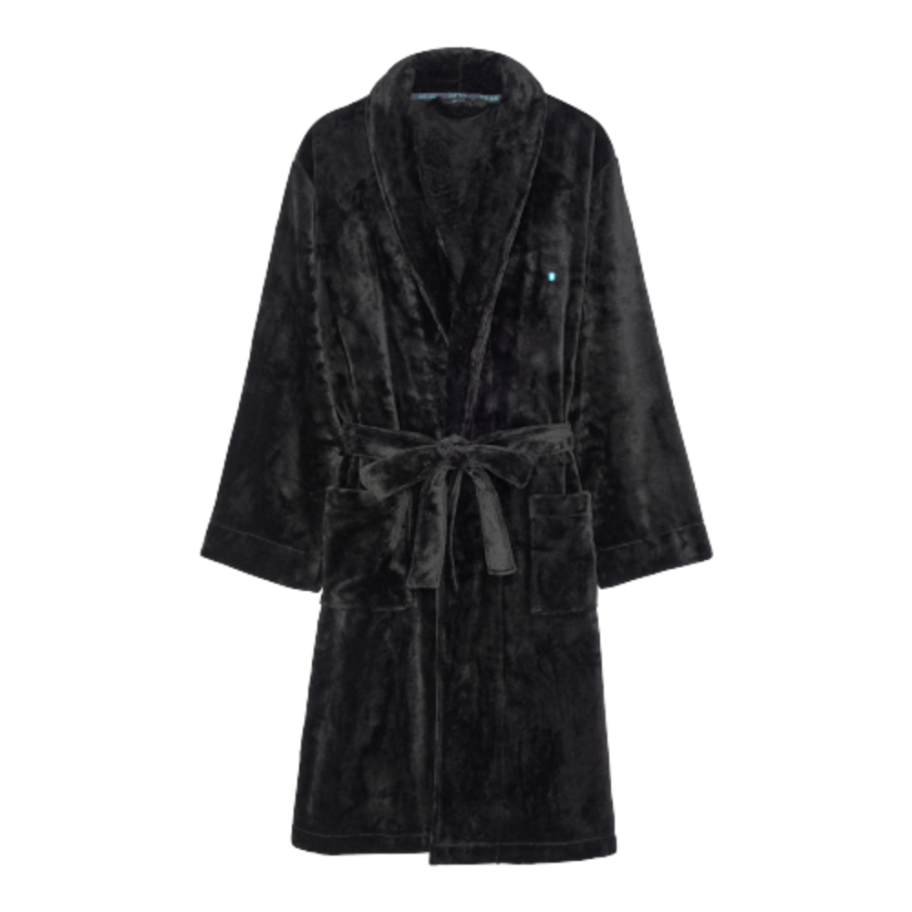 Mejor Precio En A Granel Mens Châle Col Noir Robe À Paillettes