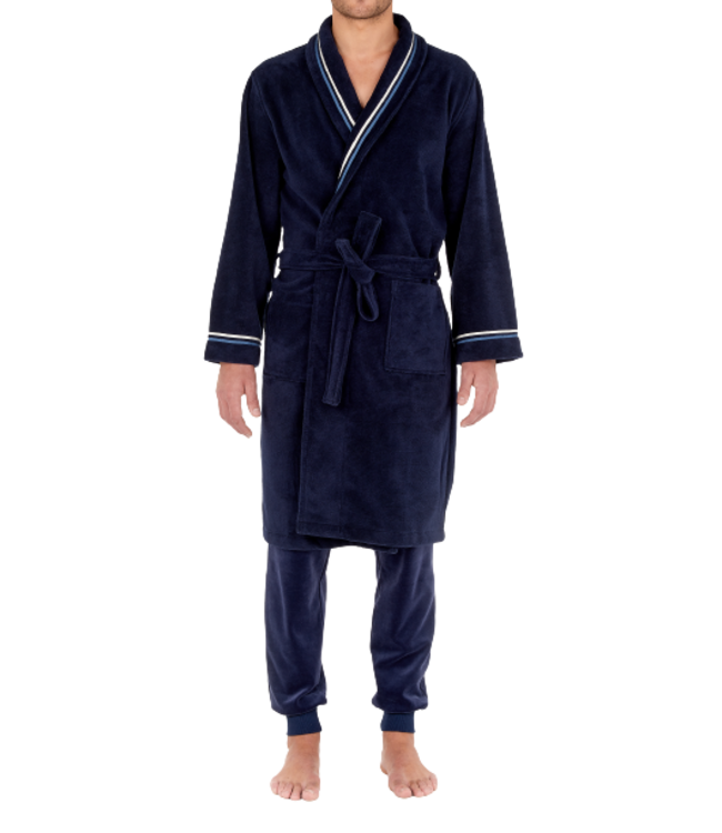 HOM Transat Bathrobe Navy