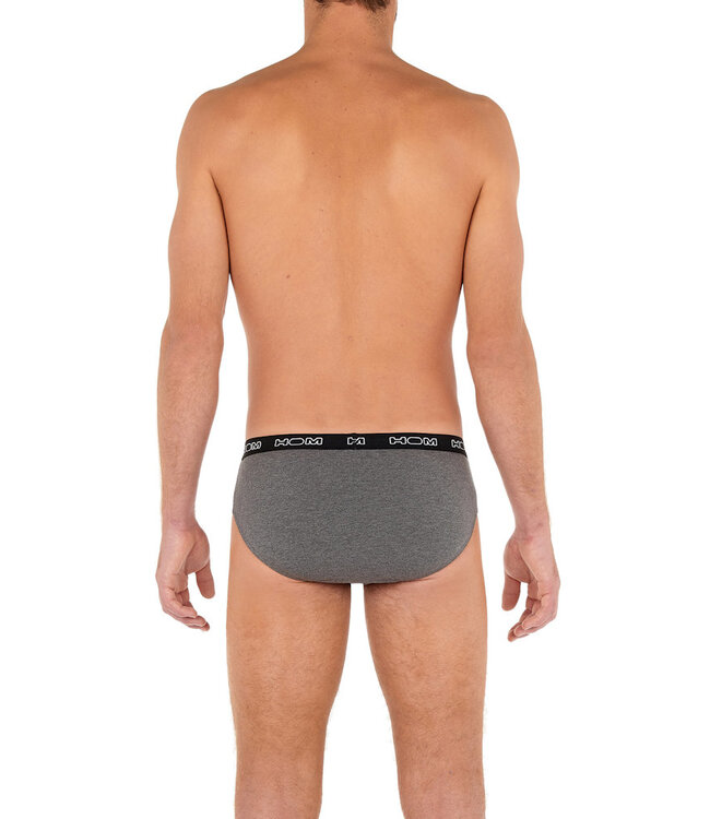HOM Boxerlines #2 Mini Briefs 3P Black Navy Grey-Melange