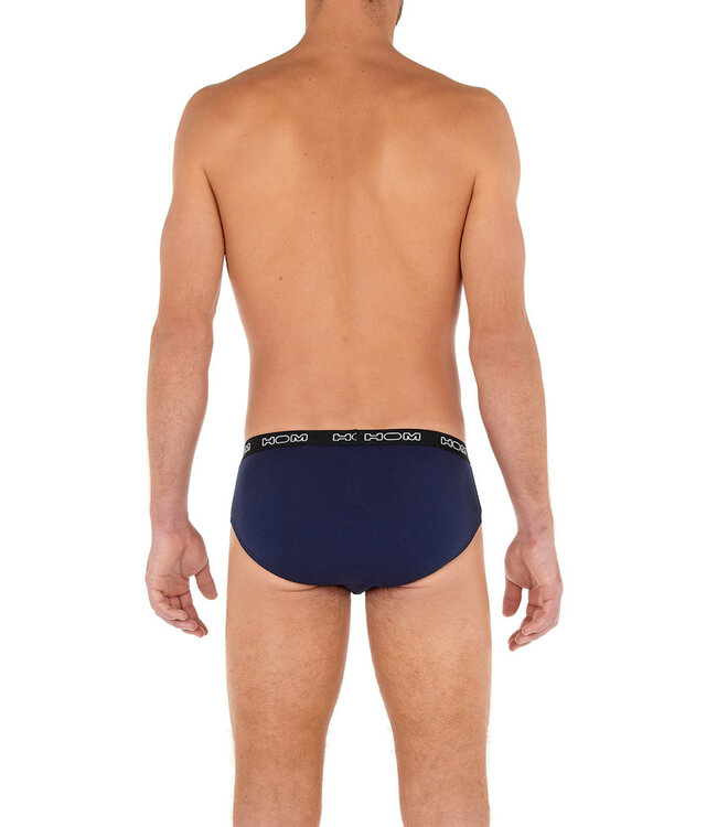 HOM Boxerlines #2 Mini Briefs 3P Black Navy Grey-Melange