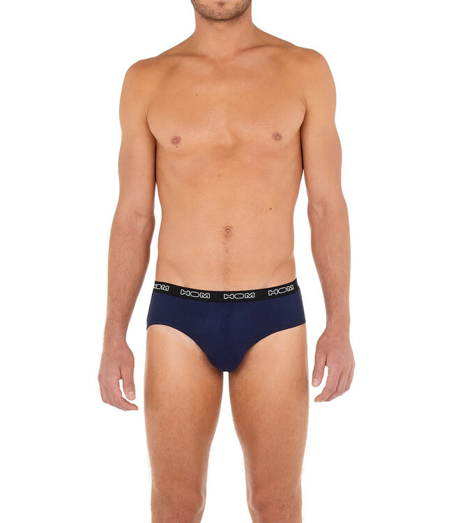 HOM Boxerlines #2 Mini Briefs 3P Black Navy Grey-Melange