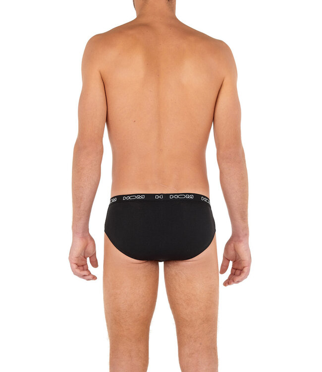 HOM Boxerlines #2 Mini Briefs 3P Black Navy Grey-Melange