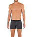 HOM Patrick #2 Long Boxer Briefs 3P Black Grey Grey-Melange