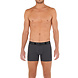 HOM Patrick #2 Long Boxer Briefs 3P Black Grey Grey-Melange HOM Patrick #2 Long Boxer Briefs 3P Black Grey Grey-Melange