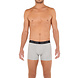HOM Patrick #2 Long Boxer Briefs 3P Black Grey Grey-Melange HOM Patrick #2 Long Boxer Briefs 3P Black Grey Grey-Melange