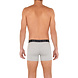HOM Patrick #2 Long Boxer Briefs 3P Black Grey Grey-Melange HOM Patrick #2 Long Boxer Briefs 3P Black Grey Grey-Melange