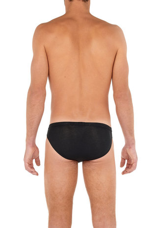 HOM Supreme Cotton Comfort Boxer Briefs Black 