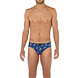HOM Marcelo Swim Mini Briefs Navy-Print HOM Marcelo Swim Mini Briefs Navy-Print